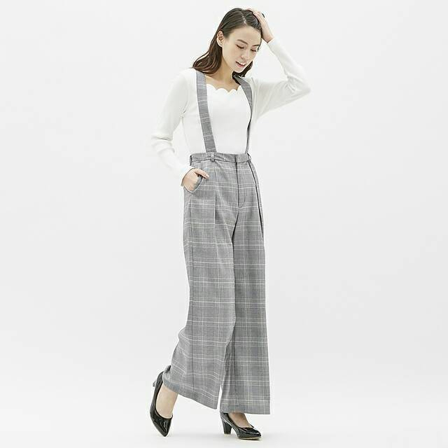 Jumpsuit Tartan GU By Uniqlo Abu