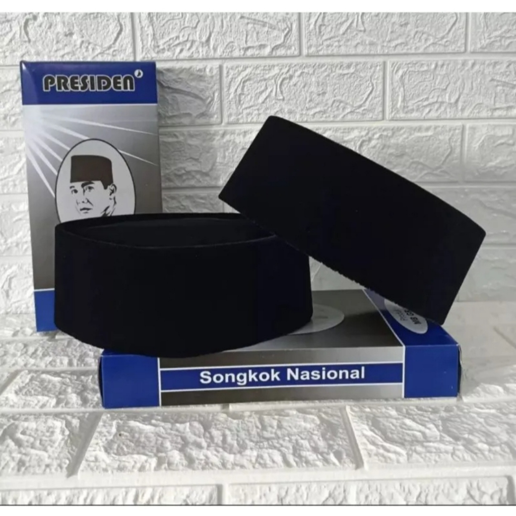 Peci Dewasa & Anak Songkok Nasional Presiden Hitam Polos Beludru Murah Dewasa Remaja Pria Laki Tangg