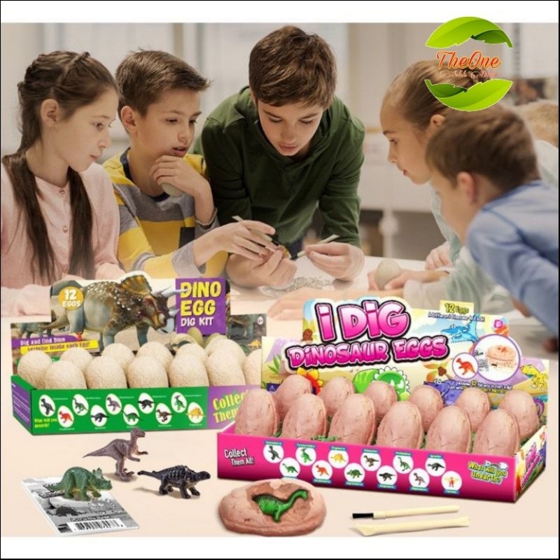 [THEONE_SHOP] MAINAN I DIG DINOSAURUS GEMS CRYSTAL, MAINAN ARKEOLOG TELUR DINOSAURUS