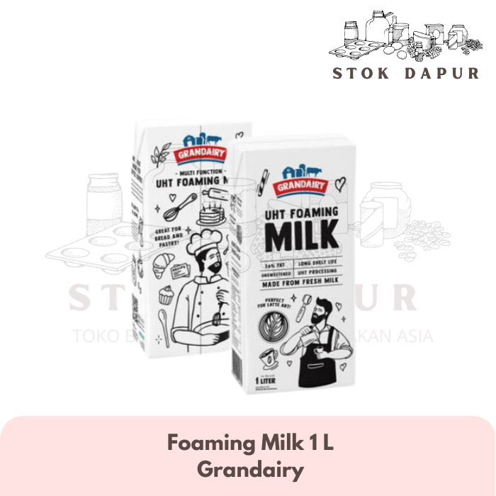 

Grandairy Foaming Milk 1 Liter Susu Foaming UHT