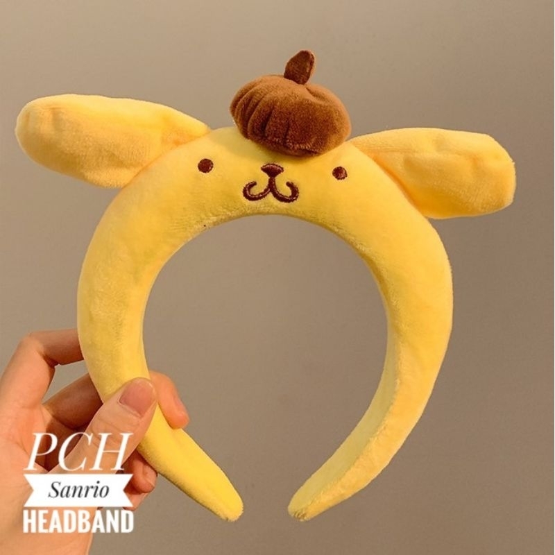 PCH BANDO SANRIO FLUFFY 3D / Bando Pompompurin / Bando Kuromi / Melody / Cinnamoroll