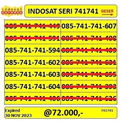 NOMOR INDOSAT