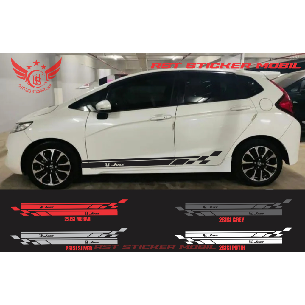 sticker stiker mobil jazz cutting sticker mobil honda jazz terbaru