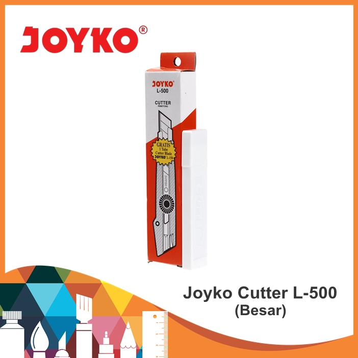 Joyko Cutter L-500 (besar) / Pisau Cutter / Cutter / Cutter Joyko / L-500