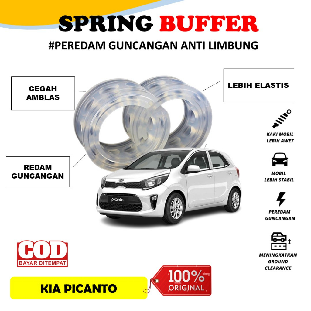 Spring Buffer Mobil Kia Picanto Karet Pengganjal Per Bergaransi