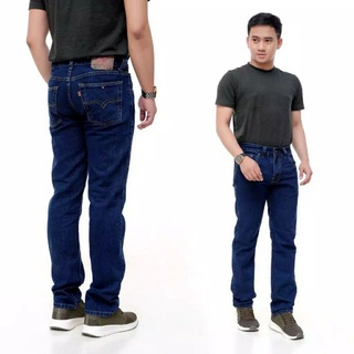 Celana Jeans Panjang Pria Standart Reguler Basic Size 28-38