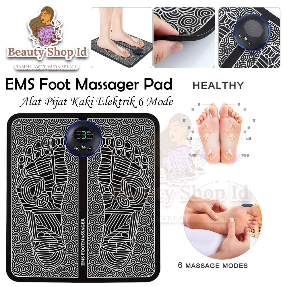 Beauty Jaya - EMS Foot Massager Alat Pijat Kaki / Terapi / Akupuntur Terapi Leher Terapi Badan