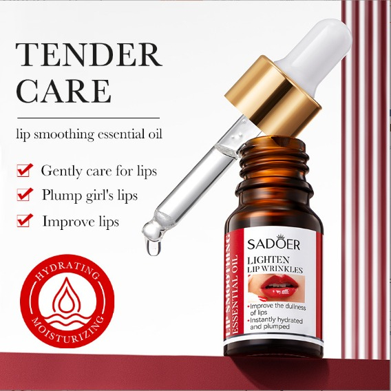 Sadoer Lip Smoothing/ Pelembab/ Pelentur Bibir Berries Oil 10 ML