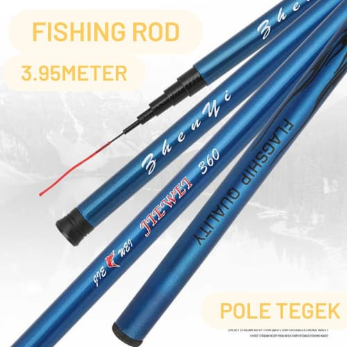 JORAN PANCING POLE TEGEK JORAN PANCING TELESKOPIK FIBERGLASS TEGEK FISHING ROD