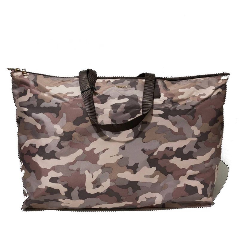 Tas TUMI Just In Case Tote Nylon Camo Brown + Pouch