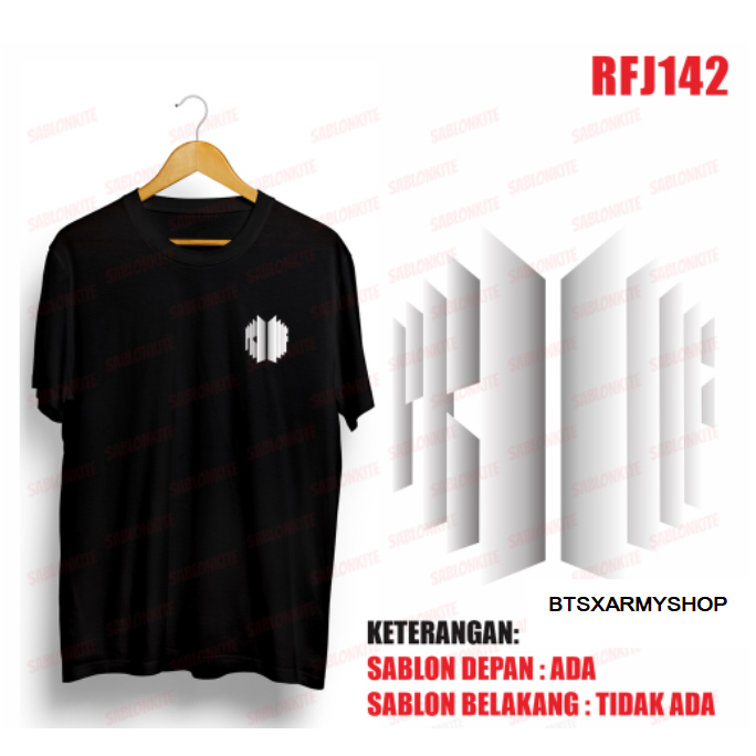 (RFJ142) BAJU KAOS BTS PROOF LOGO KECIL