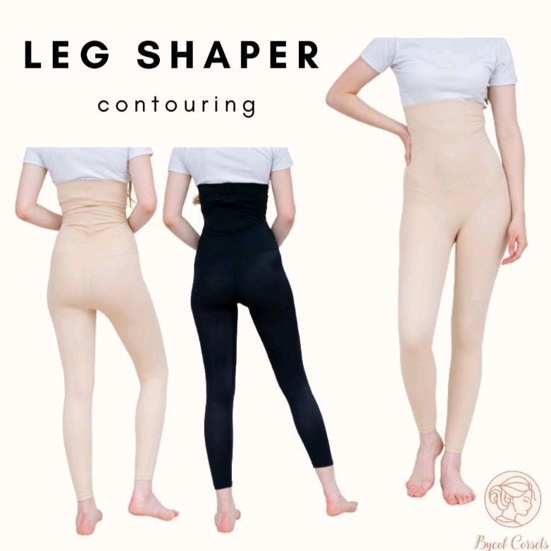 Byeol Corsets Nam Korset Celana Leg Shaper Contouring Pants Panjang Celana Melahirkan Premium Pembentuk Bokong Pengecil Perut
