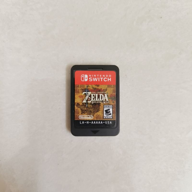 The Legend of Zelda Breath of The Wild Nintendo Switch Seken Kaset Cartridge USA