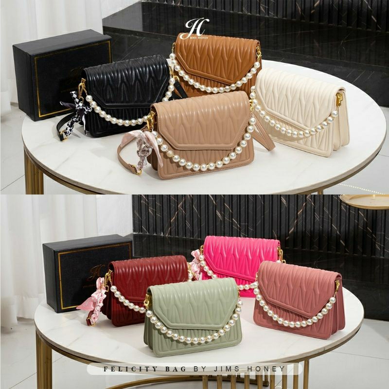 FELICITY BAG JIMS HONEY ( New Arrival ) Free Box