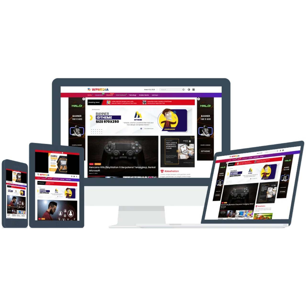 Wpmedia wordpress theme untuk Blog dan Berita - Original Lisensi Lifetime by Idtheme & Kentooz