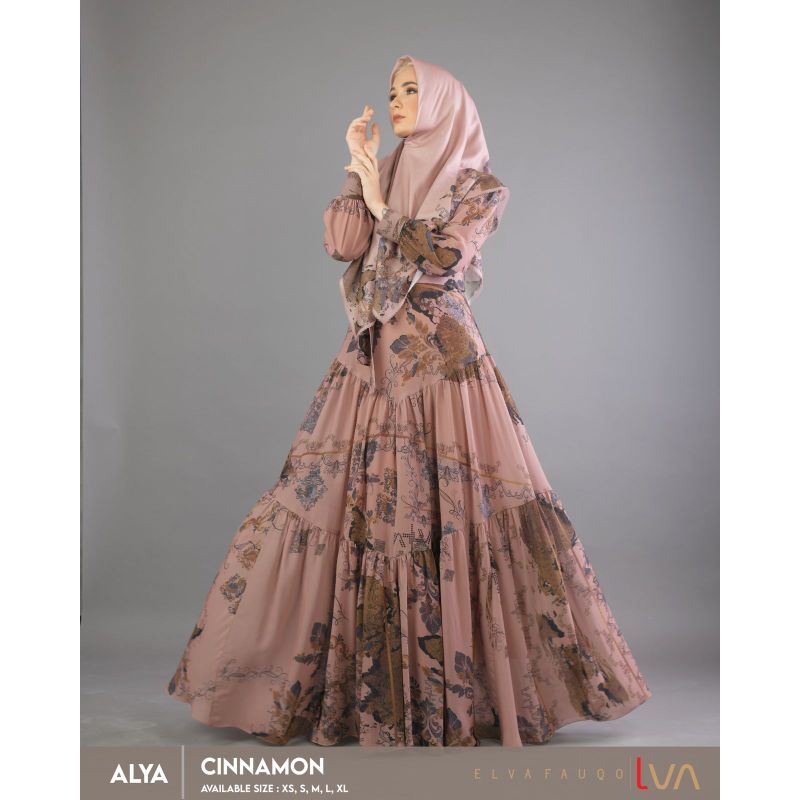 gamis set scarve alya by LVA syari