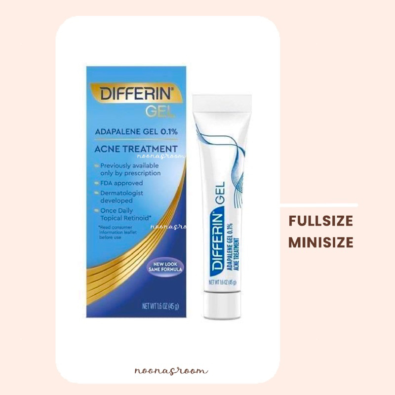 (share fullsize ) DIFFERIN adapalane adapalen gel 0.1% acne treatment usa jerawat