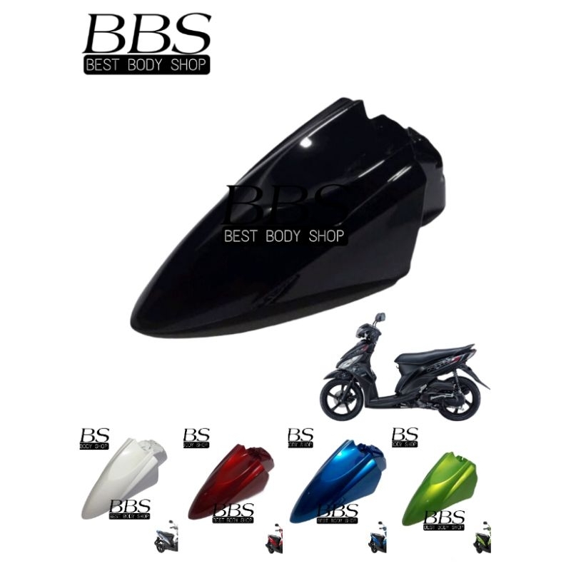 Cover Body Spakbor Depan Yamaha Mio J / Bodi Slebor Depan Mio J Warna Hitam / Putih / Merah / Biru /