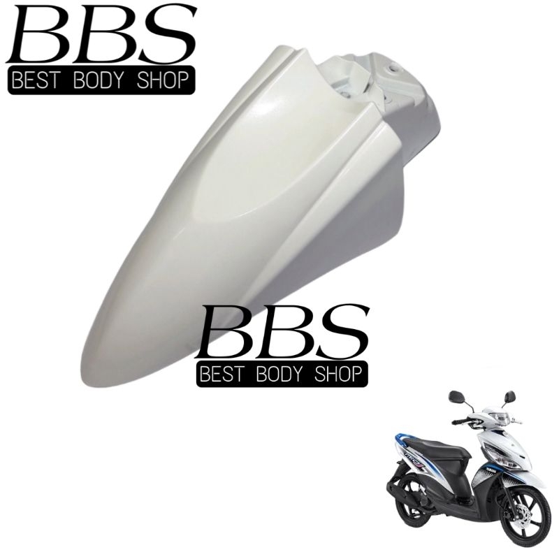Cover Body Spakbor Depan Yamaha Mio J | Bodi Slebor Depan Mio J Warna Putih