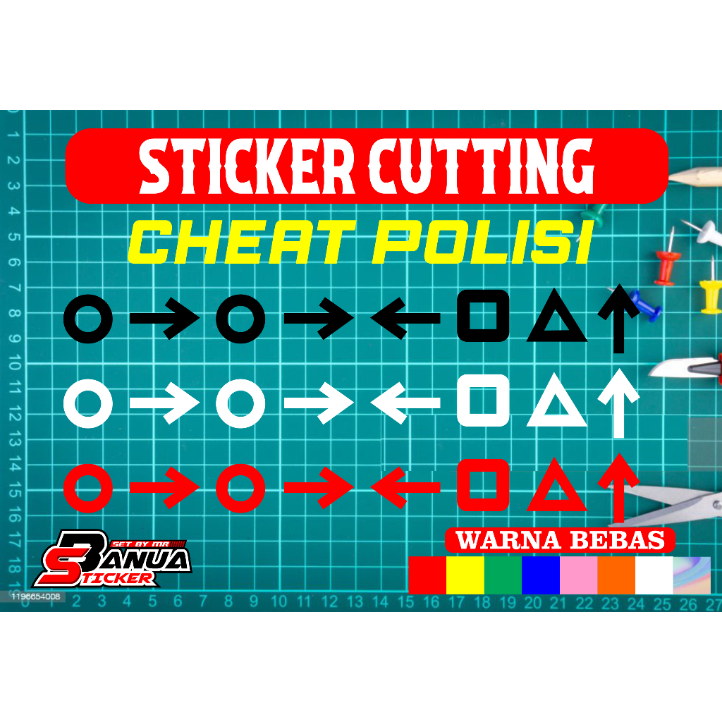 Stiker cheat GTA anti polisi