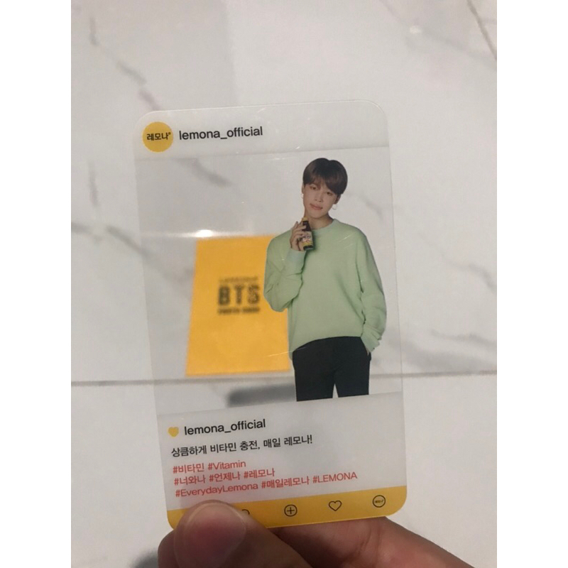 PC photocard Jimin BTS Lemona