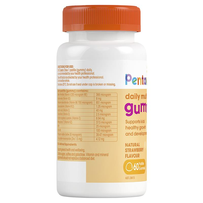 Pentavite Daily Multivitamin Kids Gummies 60 Gummies