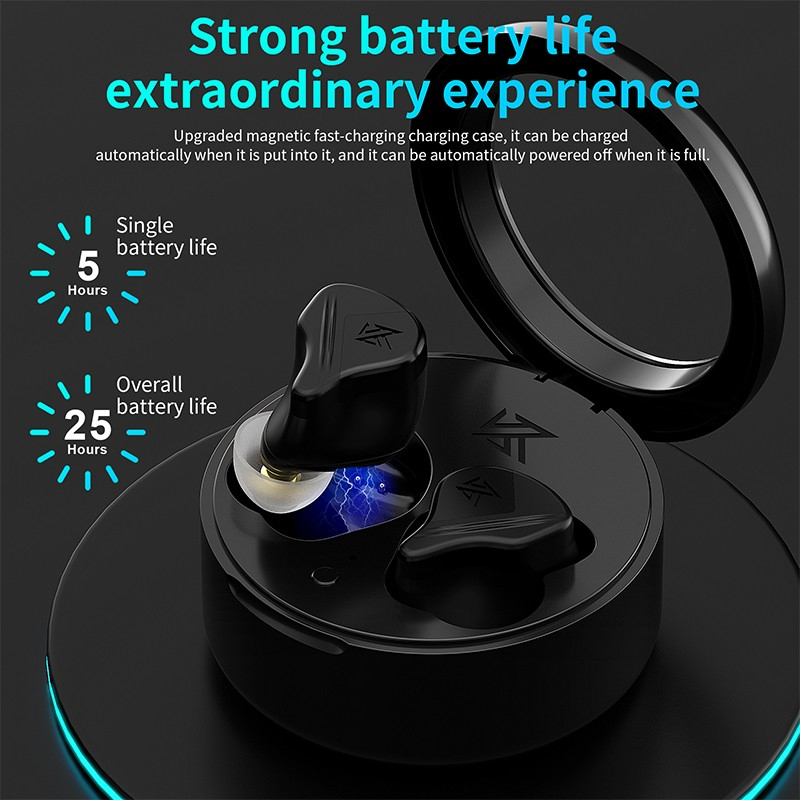 Knowledge Zenith Earphone Bluetooth TWS VXS Hifi Wireless - APTX Bluetooth 5.2 - Garansi Resmi 1 Tahun