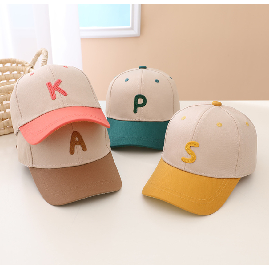 Topi Baseball Anak Laki-laki / Perempuan New Inisial HT018