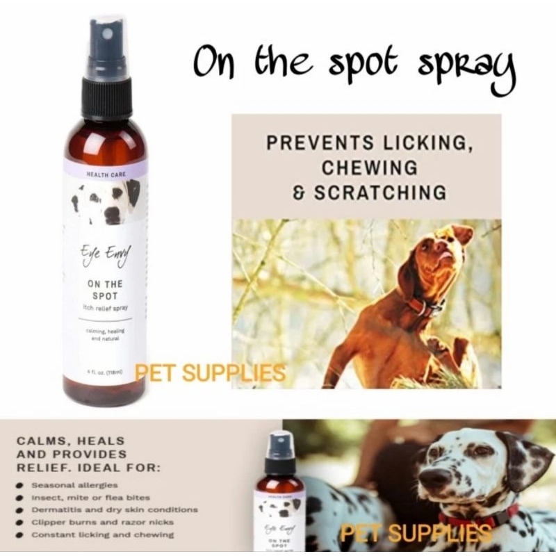 Eye Envy ON THE SPOT SPRAY Anti Gatal Dan Alergi Anjing Kucing USA