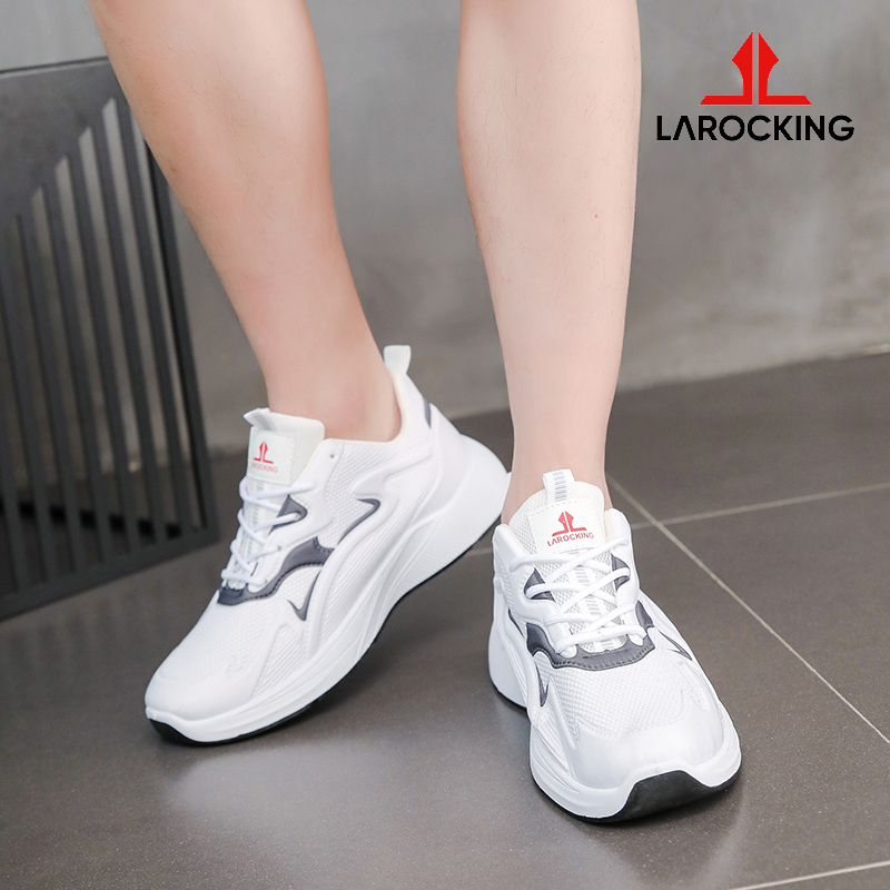 Larocking - Artemis Putih Polos | Sepatu Sneakers Running Gym Shoes Image 5