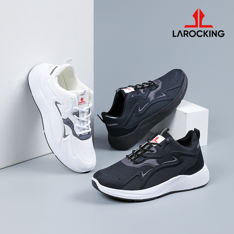 Larocking - Artemis Putih Polos | Sepatu Sneakers Running Gym Shoes Image 6
