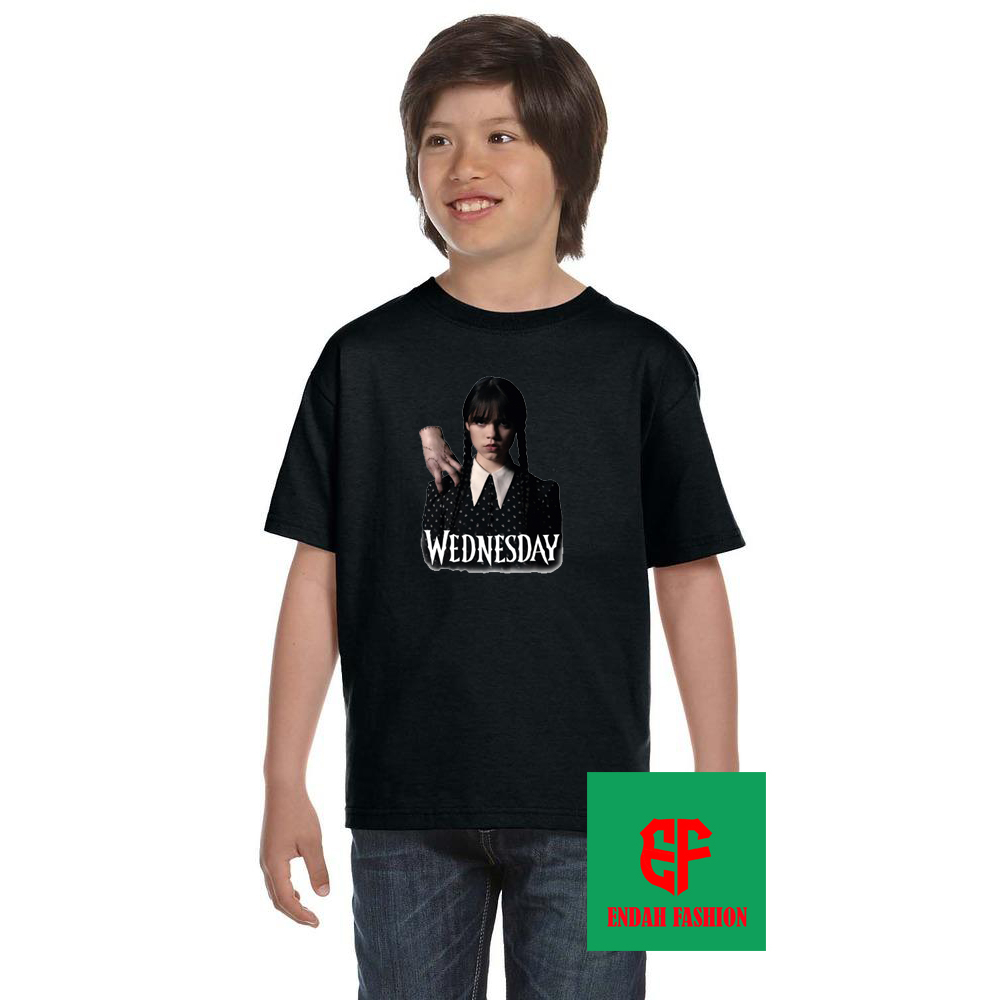 KAOS ANAK BAJU WEDNESDAY ADDAMS