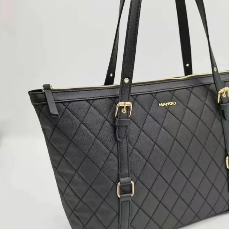 MNGO Quilted Tote Bag