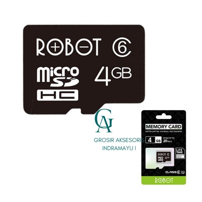Kartu Memori Robot Micro SD Robot 4GB/8GB/16GB/32GB Origial Memory Card