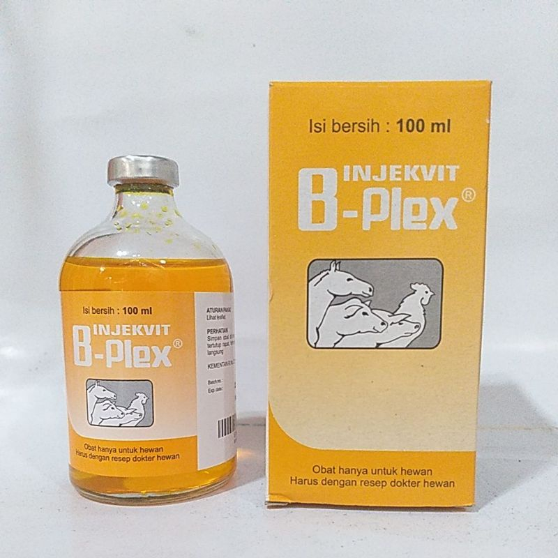 INJEKVIT B PLEX -  Vitamin B Kompleks 50 ml 100 ml Vitamin B Complex B Komplek Medion Menambah nafsu makan untuk ternak ayam sapi kambing domba