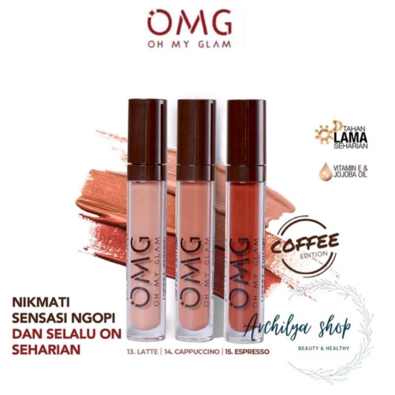 OMG Matte Kiss Lip Cream Coffee Edition