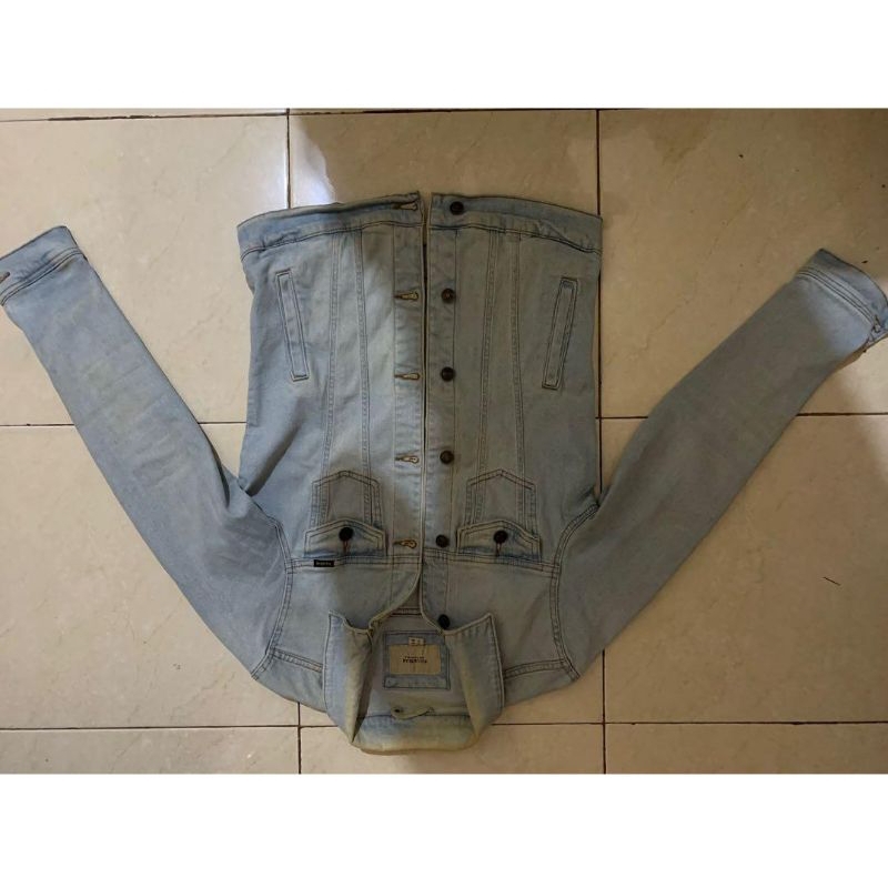 jaket denim pull and bear original