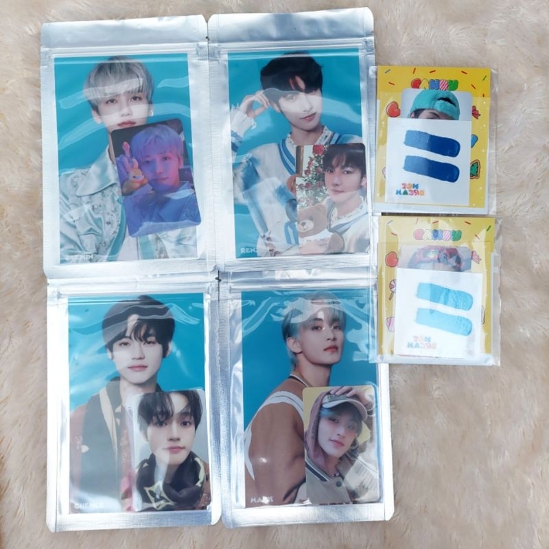 NCT DREAM CANDY 4X6 PHOTO TATTOO STICKER MARK CHENLE RENJUN JAEMIN PHOTOCARD PC