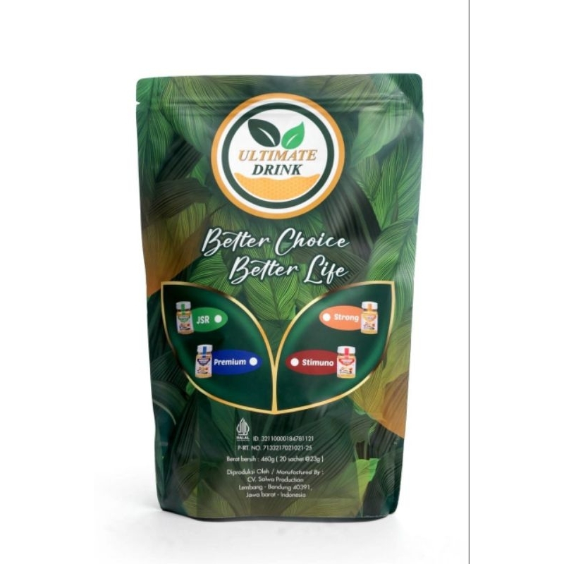 

ULTIMATE DRINK JSR/STRONG/PREMIUM/STIMUNO 20sachet 460gr