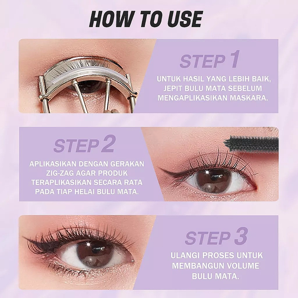 BNB BARENBLISS ROLL TO VOLUME MASCARA - BPOM - MASKARA BNB MURAH