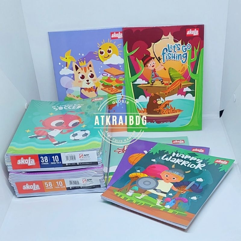 

HJK Buku Tulis 58 Lembar/SKOLA SIDU (1PAK)