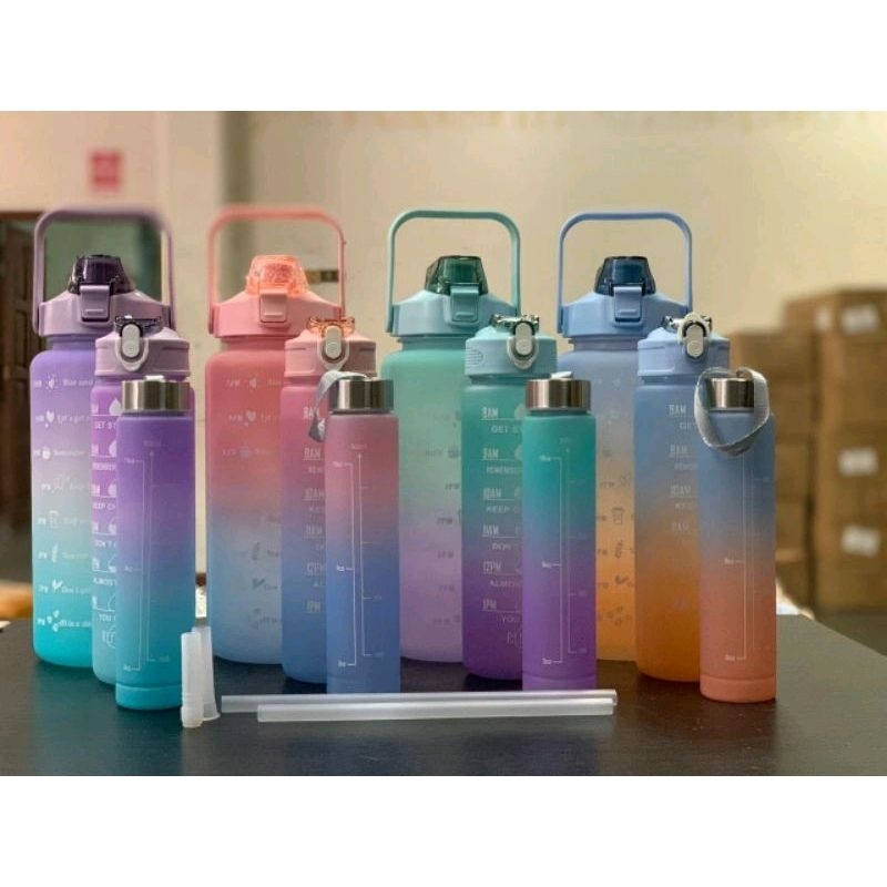 Botol Minuman 3 in 1 - ( 2L, 1L, 600 Mili )