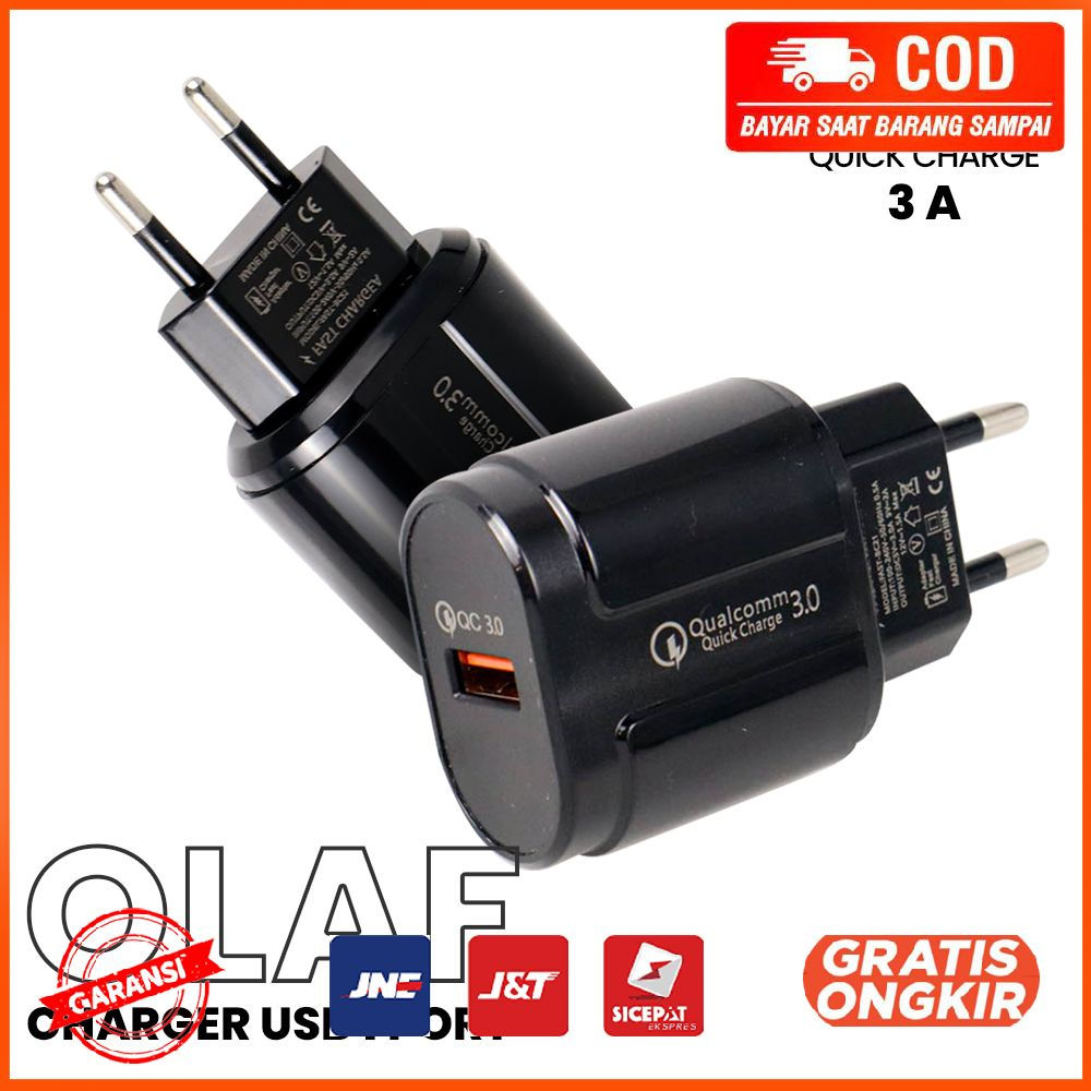 Charger USB 1 Port QC3.0 3A 18W