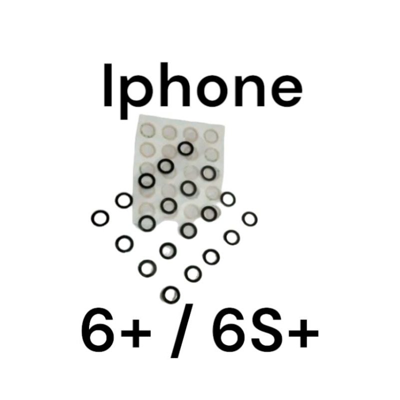 KACA KAMERA IPHONE 6 PLUS / 6S PLUS HITAM