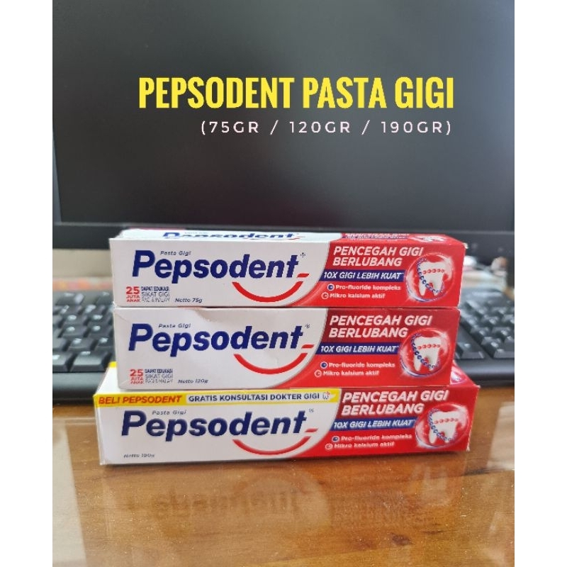 PEPSODENT PASTA GIGI / ODOL PEPSODENT 75gr 120gr 190gr
