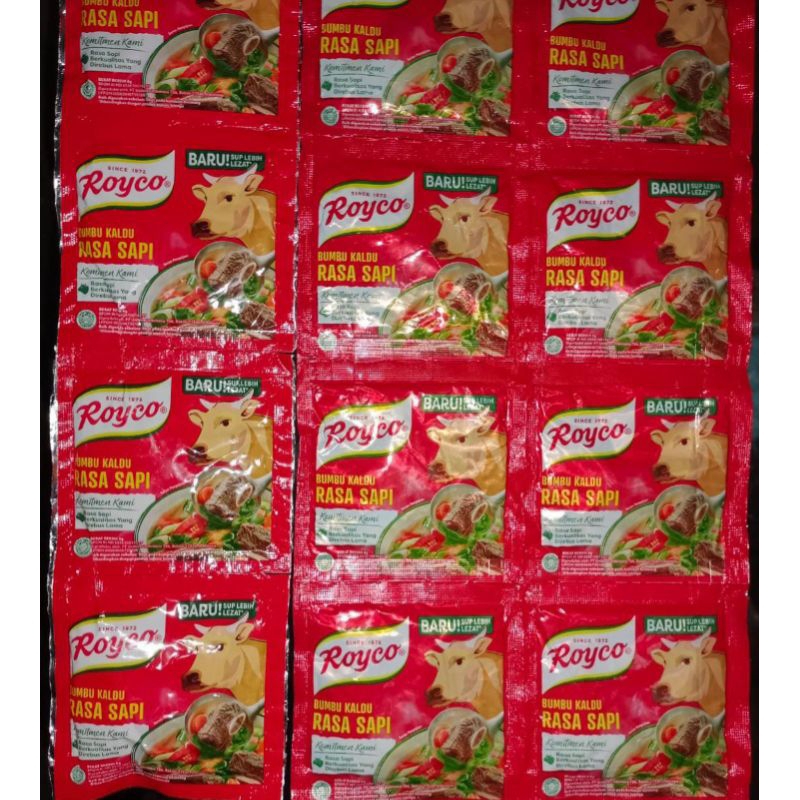

Royco Sapi dan Ayam Bumbu Kaldu Penyedap 8g (12 Pcs) ,
