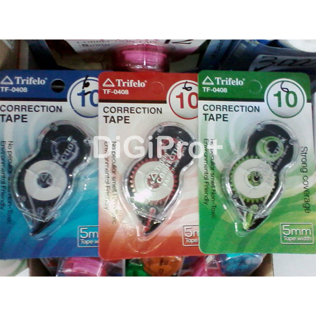 

Trifelo Tape X/Corection tape kertas/kering 5mm 1lusin/12pcs