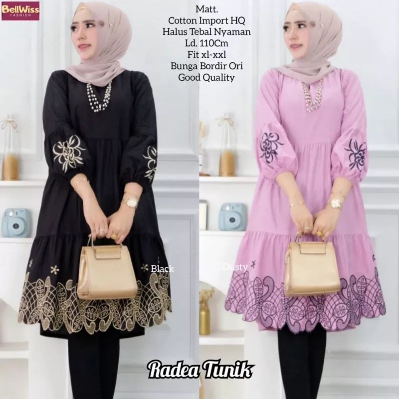 RADEA TUNIK LEVINO TUNIK BY MARSELLA | BELLWISS ORI SOLO BESTSELLER
