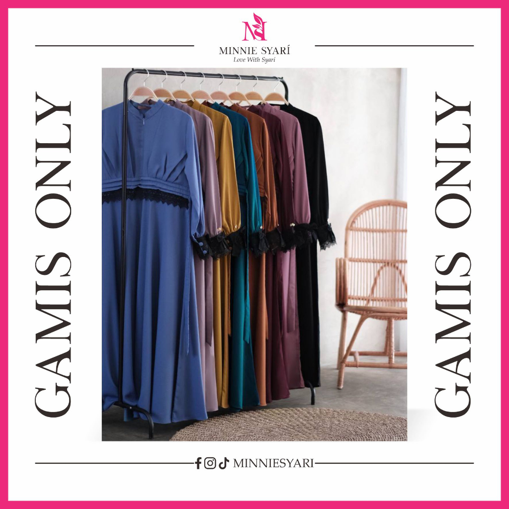 DAHLIA DRESS GAMIS ONLY BY ALFI HURAIYAH