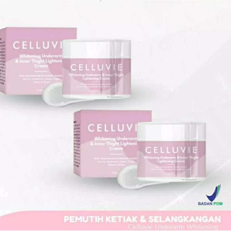 Pemutih Ketiak & Selangkangan CELLUVIE Underarm Whitening Ketiak Cerah & GLOWING